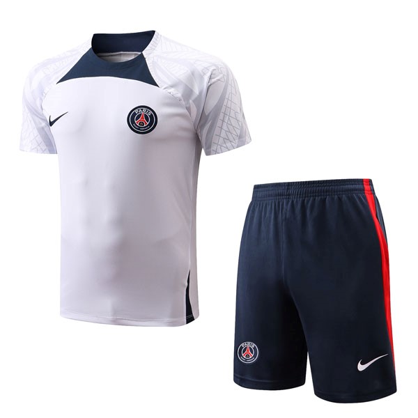 Trainingsshirt PSG Komplett-Set 2022-2023 Weiß